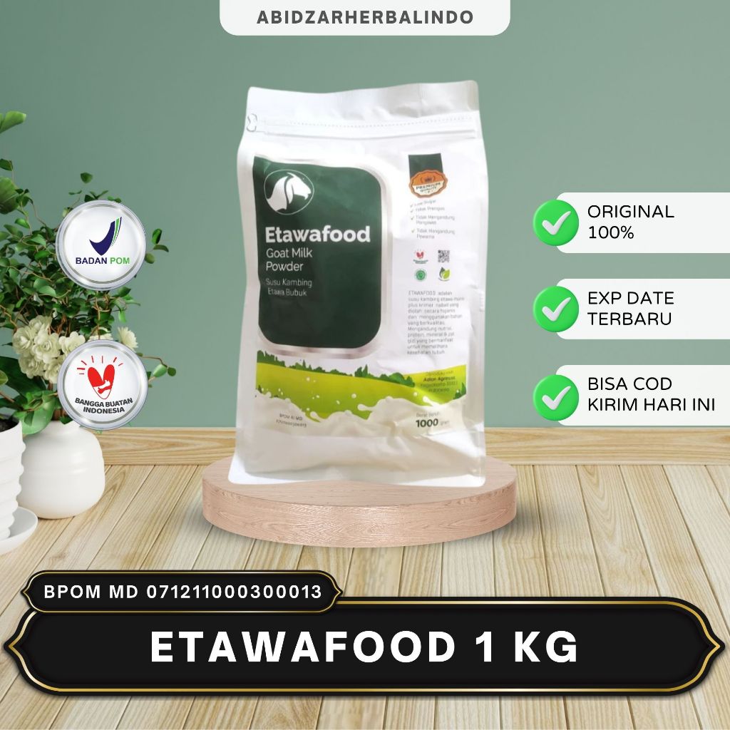 ETAWAFOOD - Susu Kambing Etawa Bubuk 1kg - Susu Kambing Etawa BPOM
