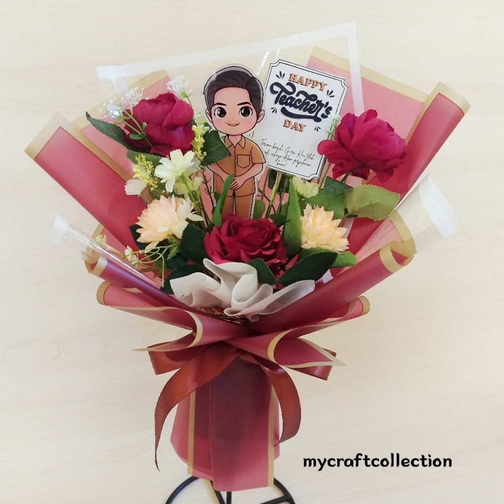 Hadiah Hari Guru / Kado Hari Guru / Buket Akrilik Hari Guru Hadiah Hari Guru Kado Hari Guru