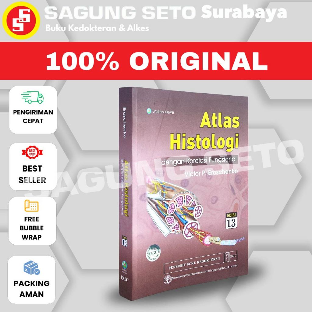 BUKU ATLAS HISTOLOGI DIFIORE EDISI 13 - VICTOR P. EROSCHENKO