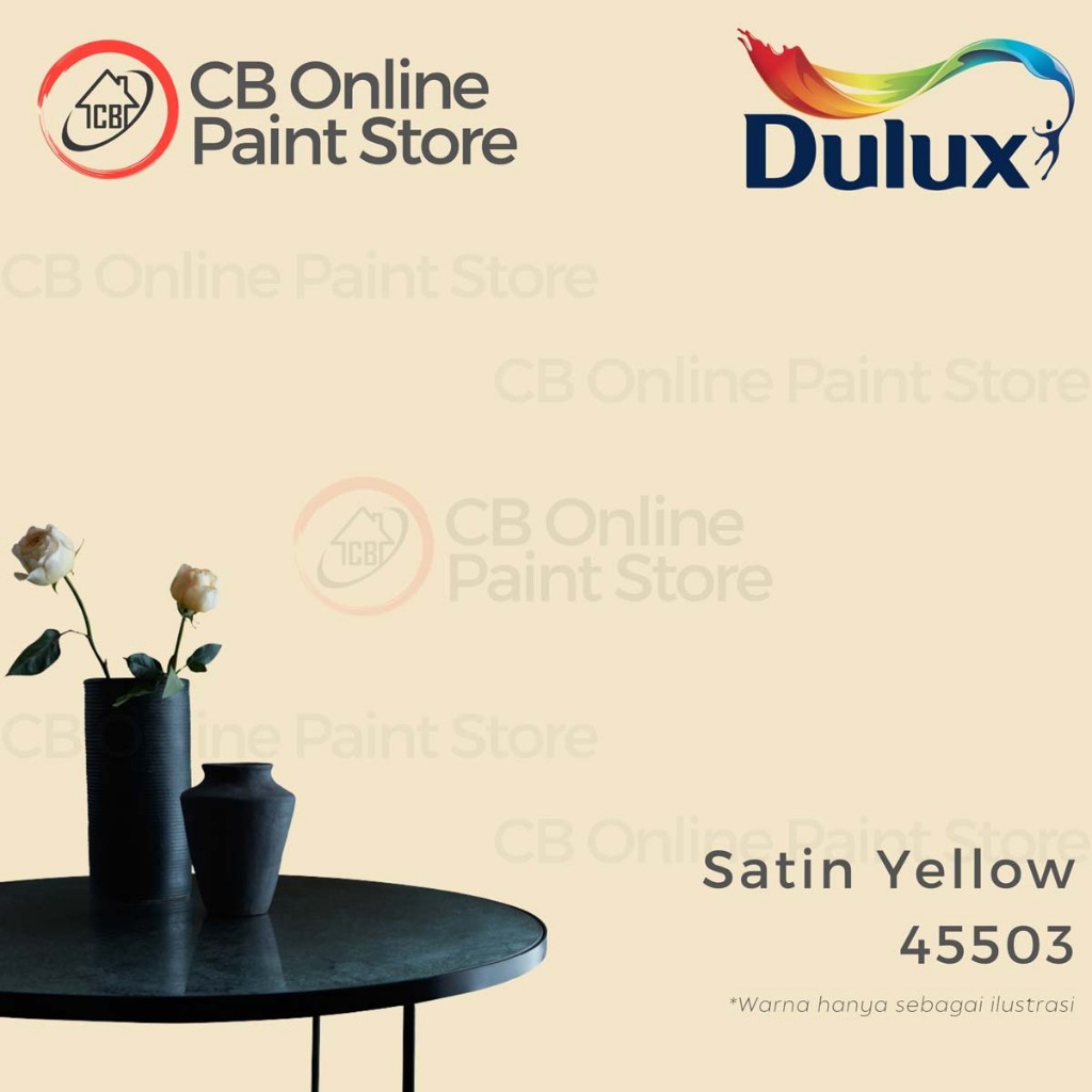 CAT TEMBOK DULUX - SATIN YELLOW 45503 - PAIL