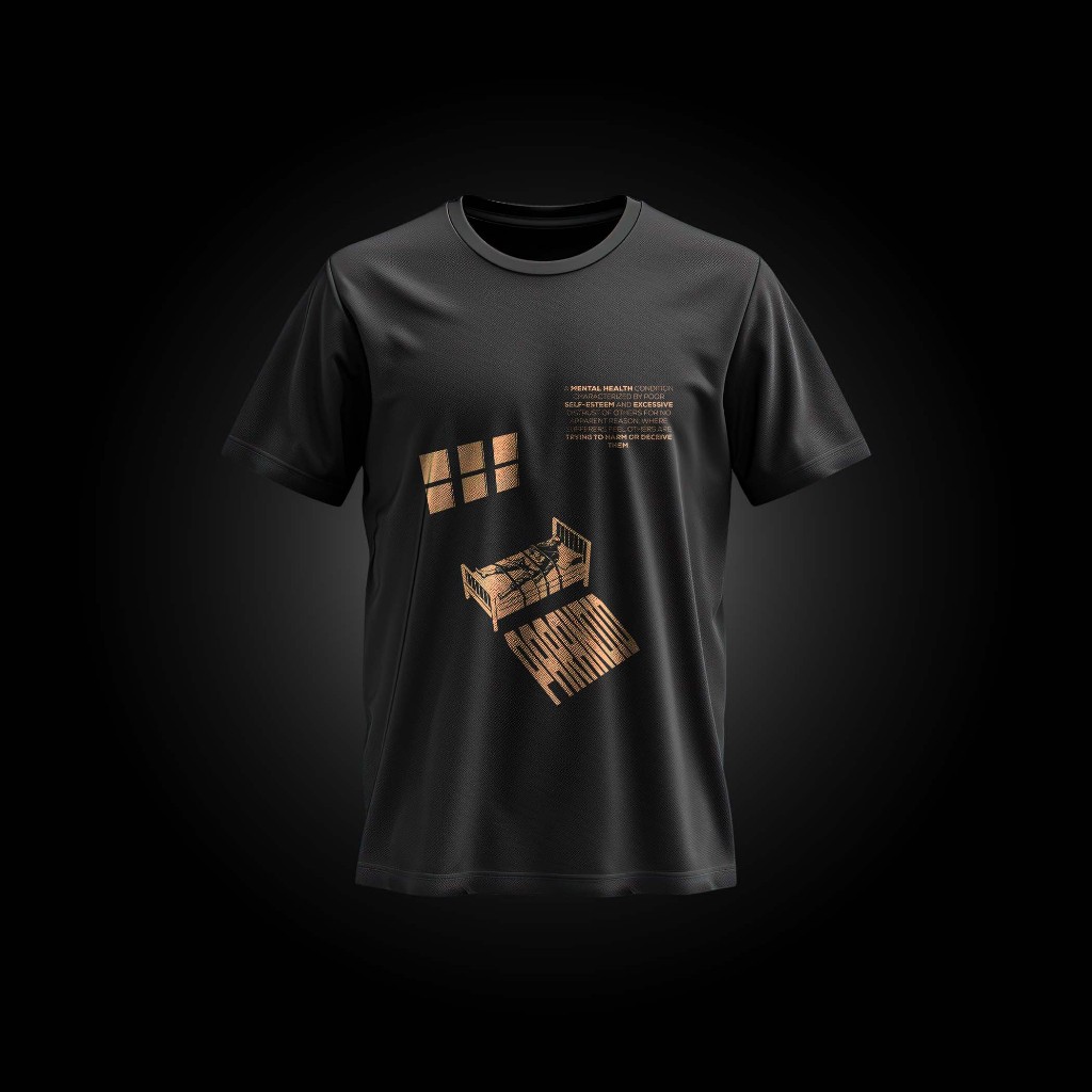 VOOSH OFFICIAL - Kaos Distro Premium Original PARANOID - BS153