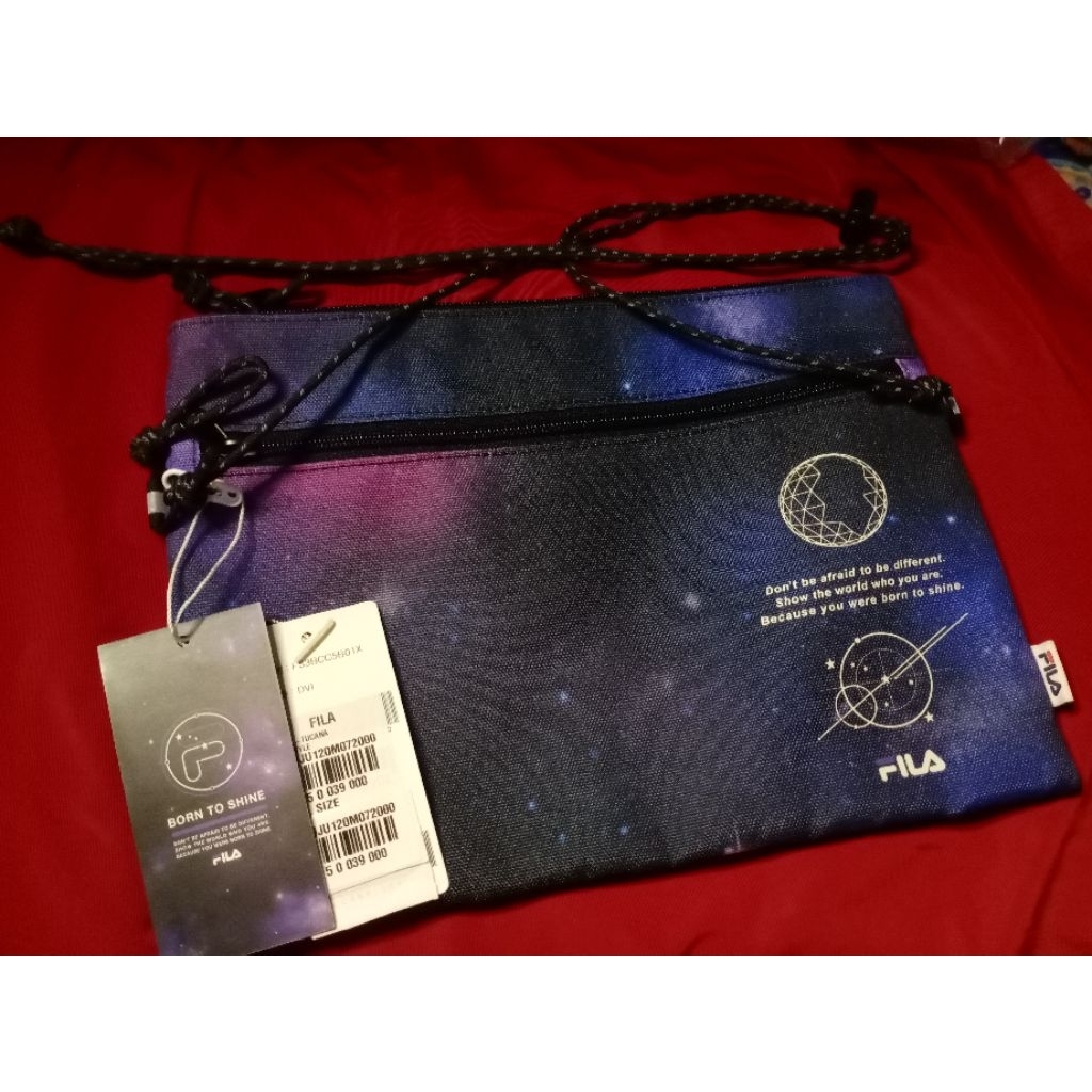 Tas Fila Voyager X BTS original sling bag
