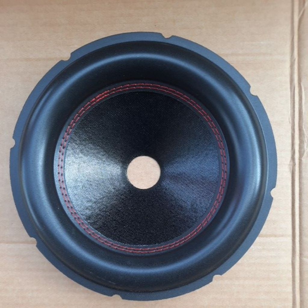 Daun Kertas Speaker 10inch Subwoofer jahit Lubang 36mm