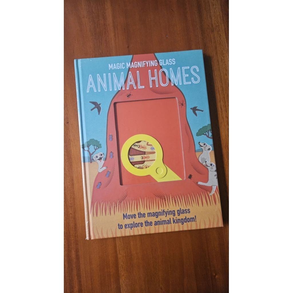 Magic Magnifying Glass. Animal Homes