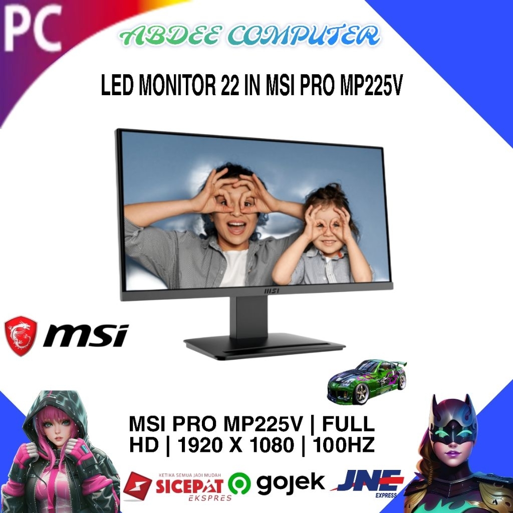 MSI PRO MP225V BUSINESS PRODUCTIVITY MONITOR [1080p, 100Hz]