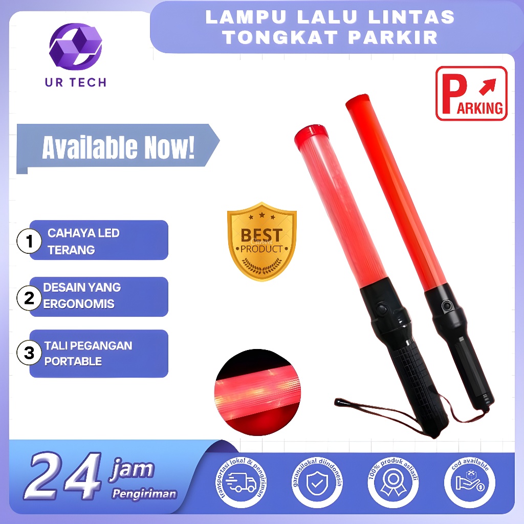 LAMPU Lalu Lintas Lalin Tongkat Parkir Polisi