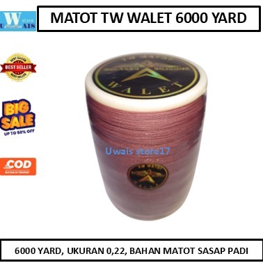 Gelasan Matot Tajam TW Walet 6000 Yard 0.22 Bonus Pelindung Jari