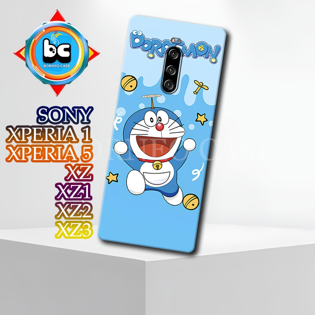 BC19/Casing HP Sony xperia 1/ Xperia 5/ XZ/ XZ1/ XZ2/ XZ3 Terbaru- Motif Doraemon | Desain Stylish d