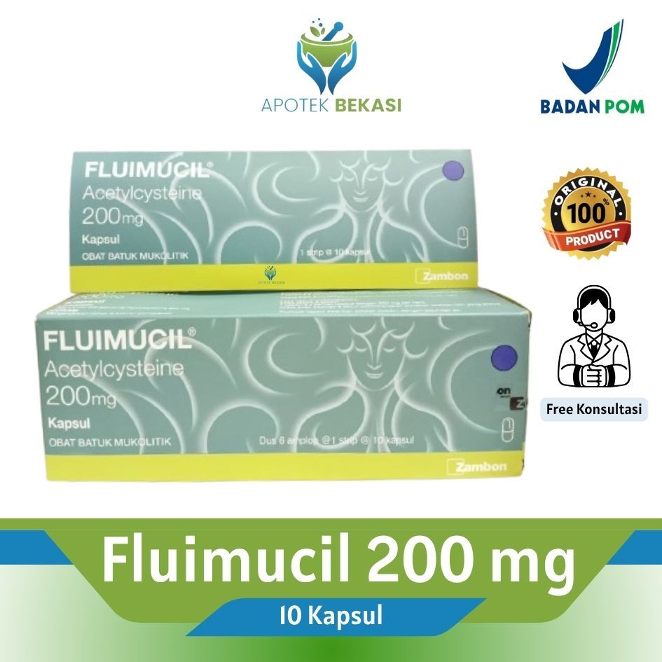 Fluimucil 200 mg - 10 Kapsul