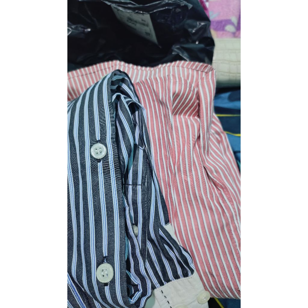 Salur Pink kemeja