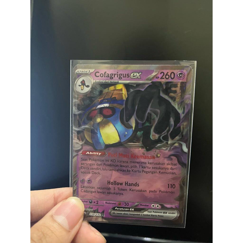 Pokemon Card Indonesia Hitam & Putih - Cofagrigus