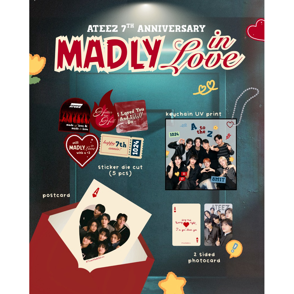 Madly in Love | Ateez 7th Anniversary Fankit
