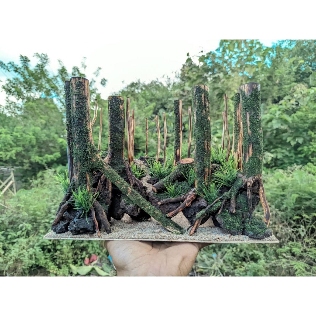 HARDSCAPE HUTAN AQUASCAPE BONUS MOSS READY