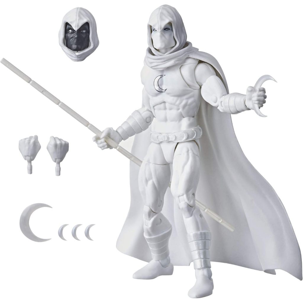 Marvel Hasbro Legends Series 6-inch Collectible Moon Knight Action Figure Toy, Ages