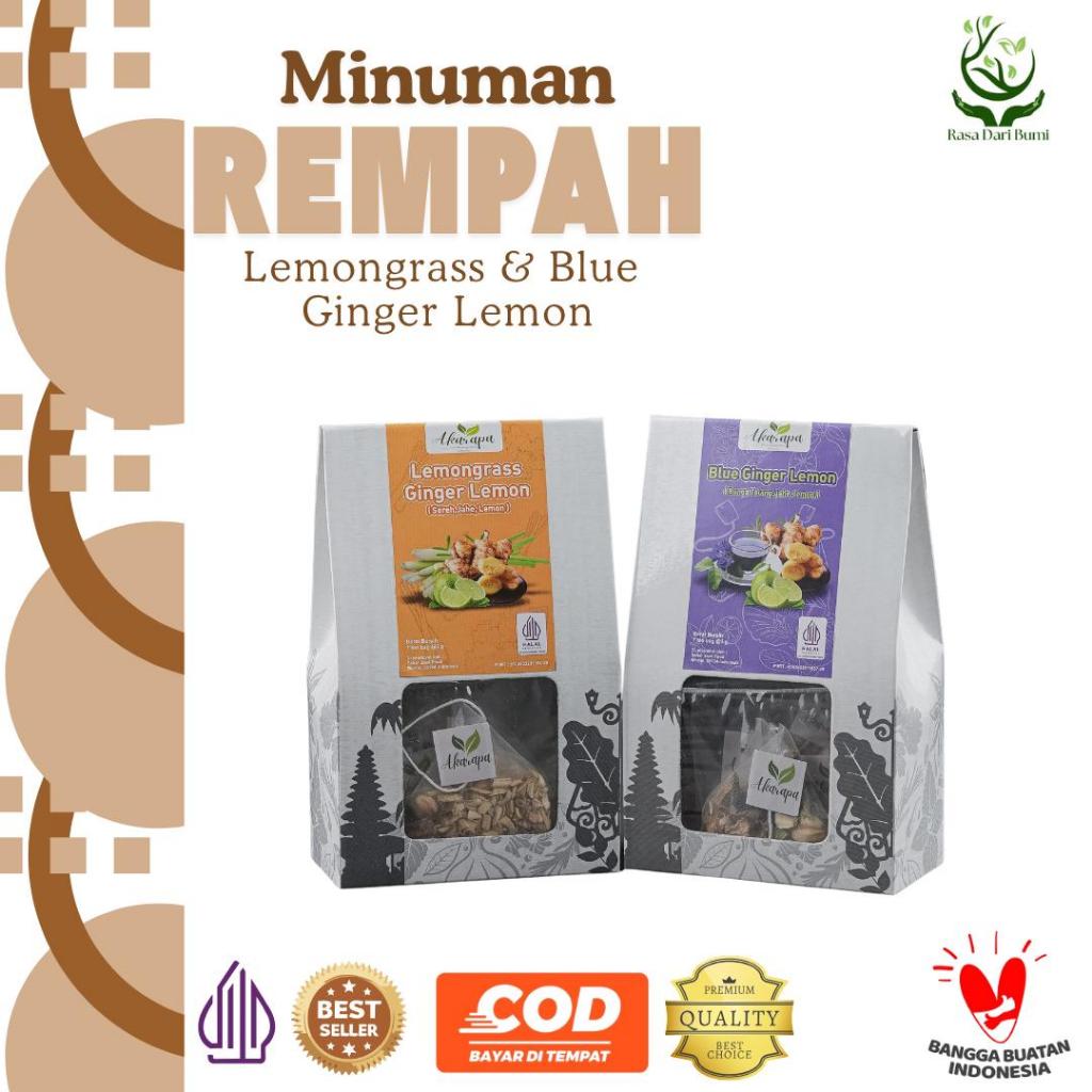 MINUMAN REMPAH LEMONGRASS GINGER LEMON (MINUMAN SEREH JAHE LEMON) LIEFDE HERB