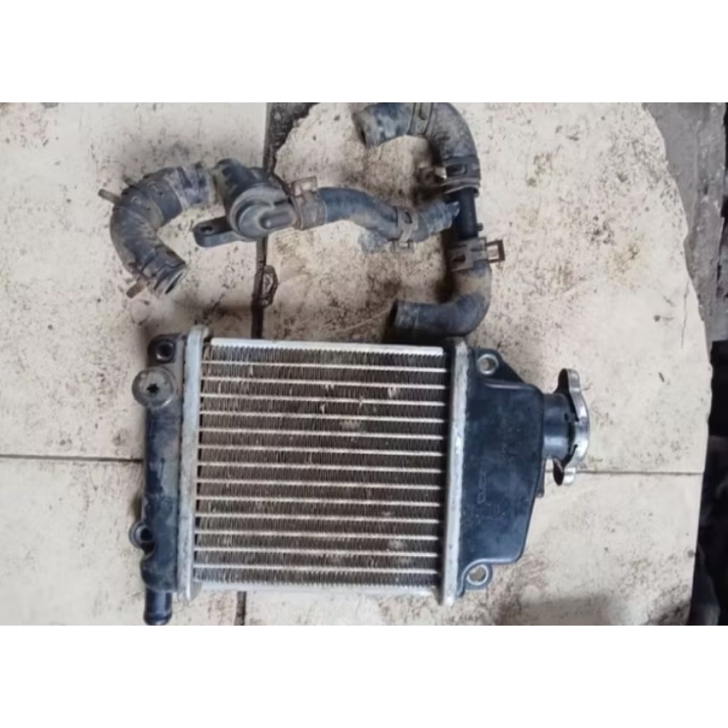 Radiator set termostat Vario 110 karbu Vario Tecno 110 karbu barang asli cabutan