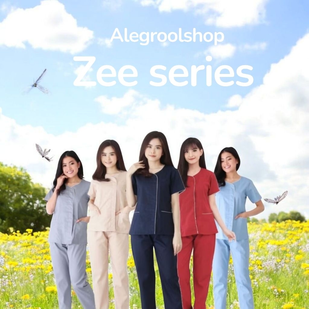 ZEE'S -JUMBO Baju Suster Short Sleeve / Seragam Baby Sitter Jumbo / Seragam Nanny Big Size / Seragam