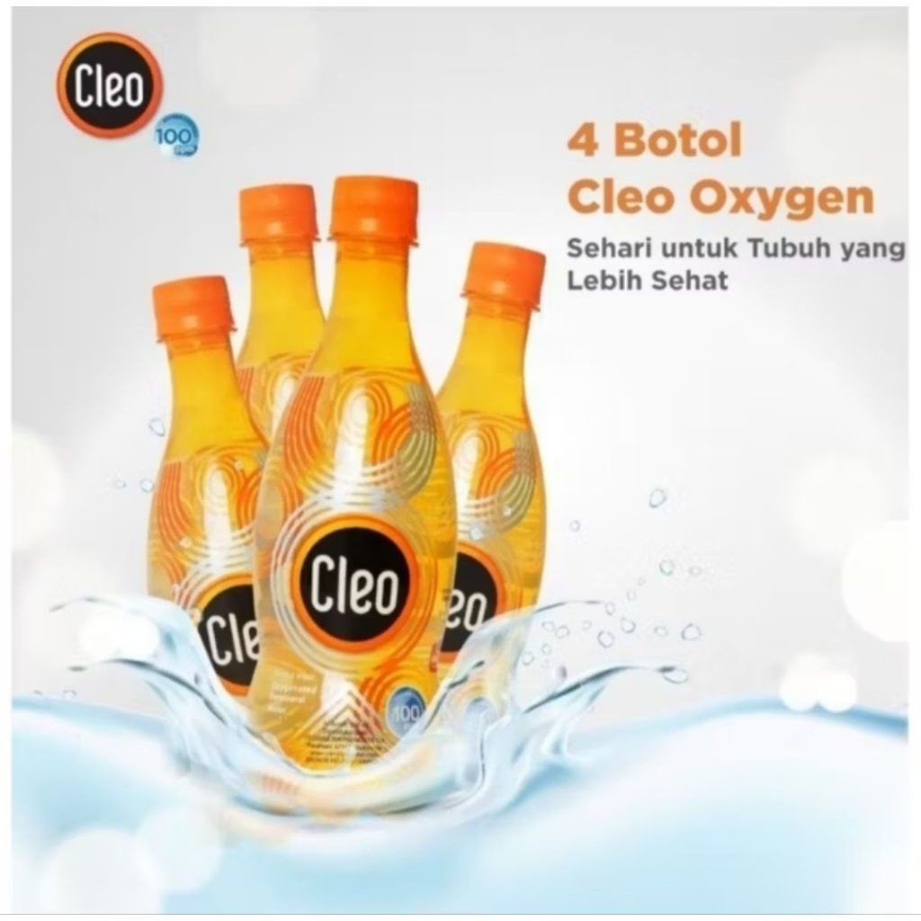 Air Oxigen Cleo 1 dus isi 24 botol