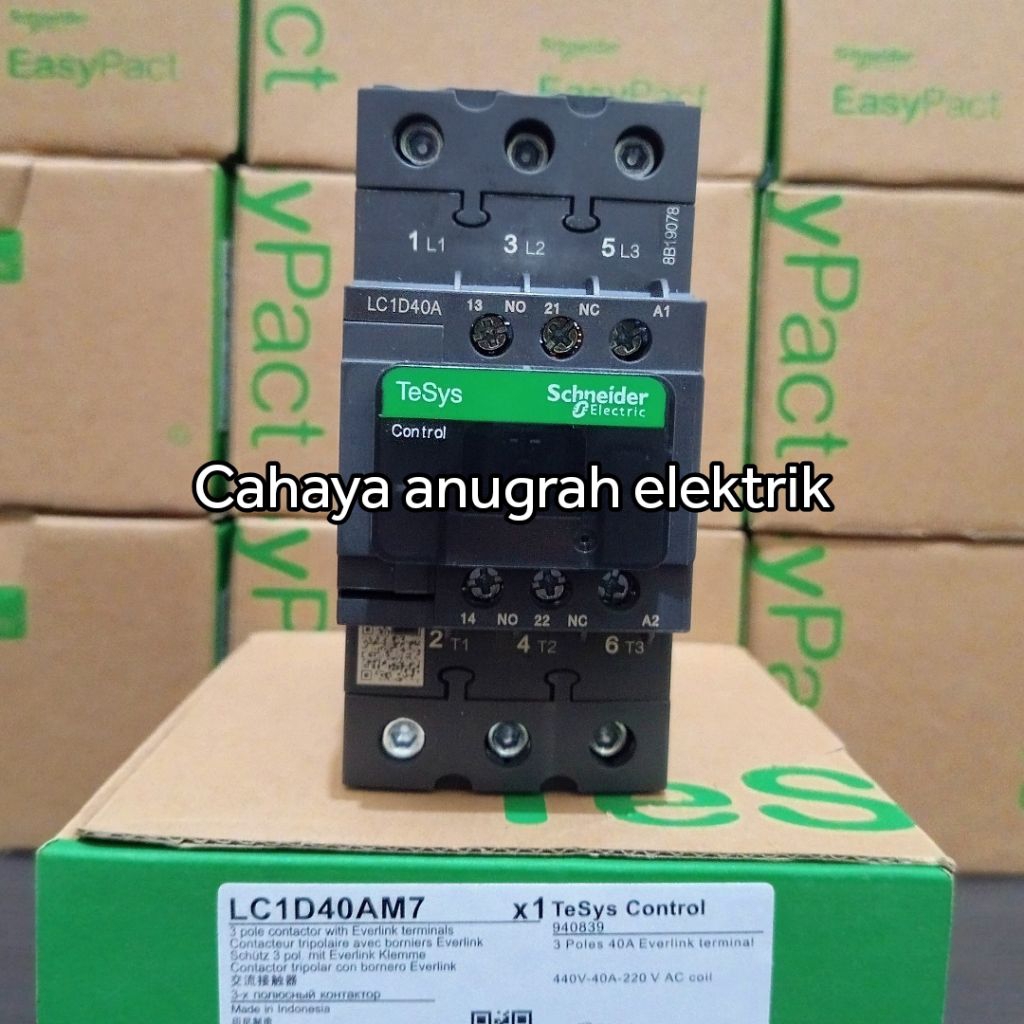 kontaktor Schneider LC1D40AM7 contactor lc1d40 Schneider original kontaktor lc1d40m7 60A original