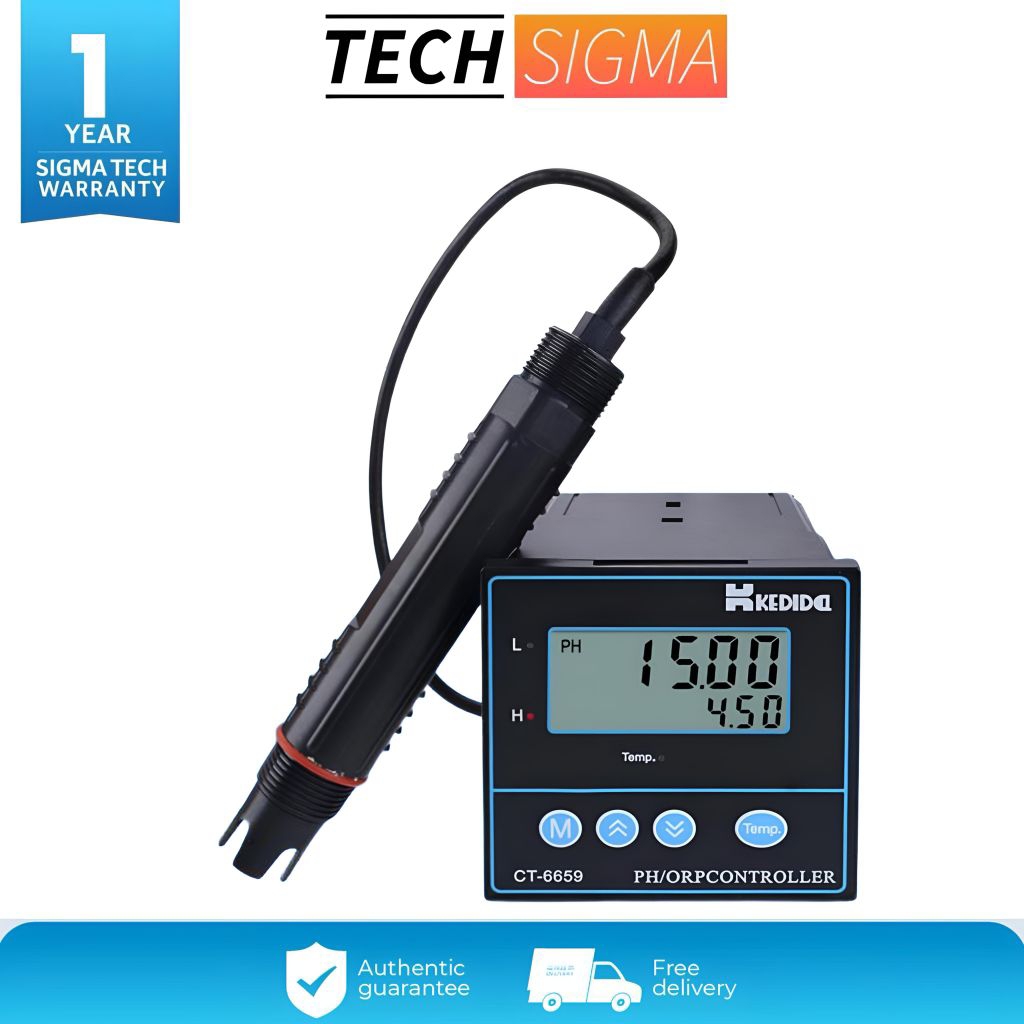 Kedida CT6659 PH ORP Controller Meter Water Kontroler Tester CT-6659
