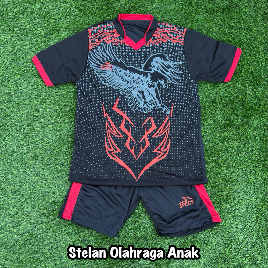 Jersey Bola Futsal Anak Anak Motif Garuda Keren Jersey Olahraga Bola Futsal Badminton Volly Anak Lak