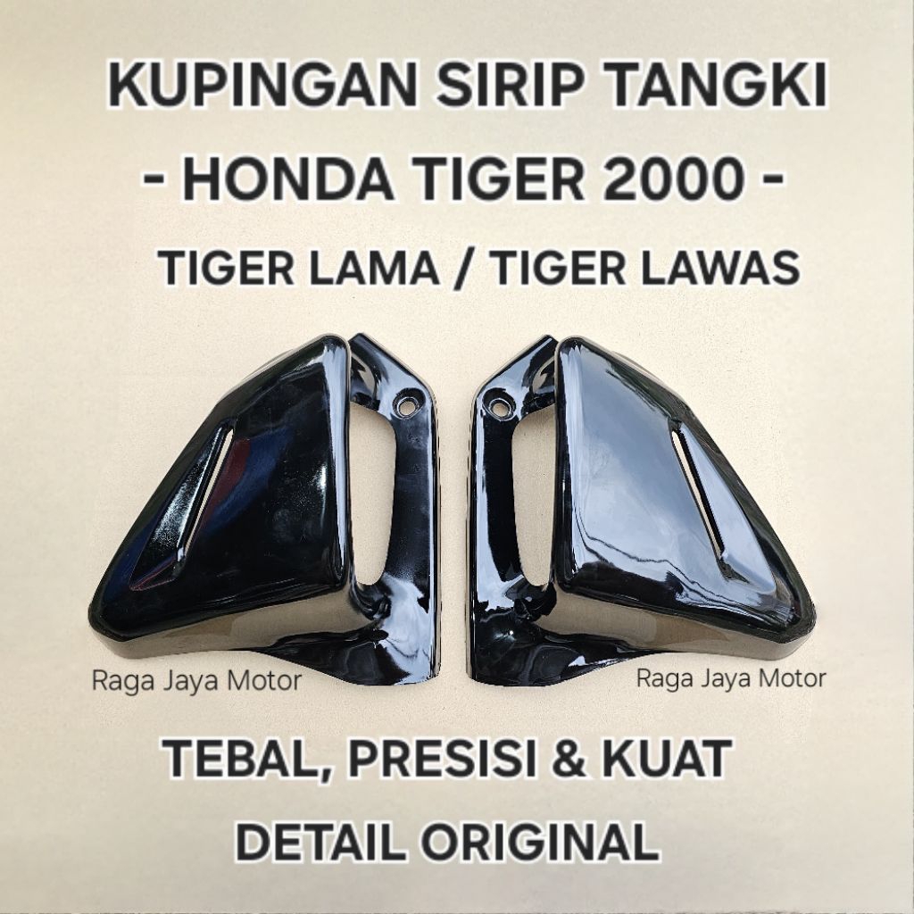 Kupingan Sirip Cover Tangki TIGER 2000 TIGER LAMA TIGER LAWAS Detail Original Asli Ori ABS Tebal