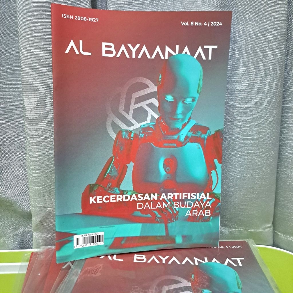 Majalah "Kecerdasan Artifisial dalam Budaya Arab" terbitan Albayaanaat Vol.8 no. 4 2024 Bahasa dan S