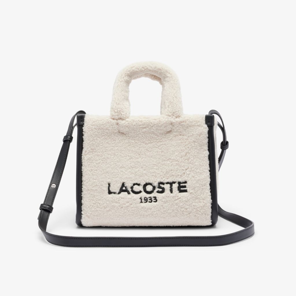 Lacoste Women's Small Heritage Tote Bag Tas Selempang Wanita - White