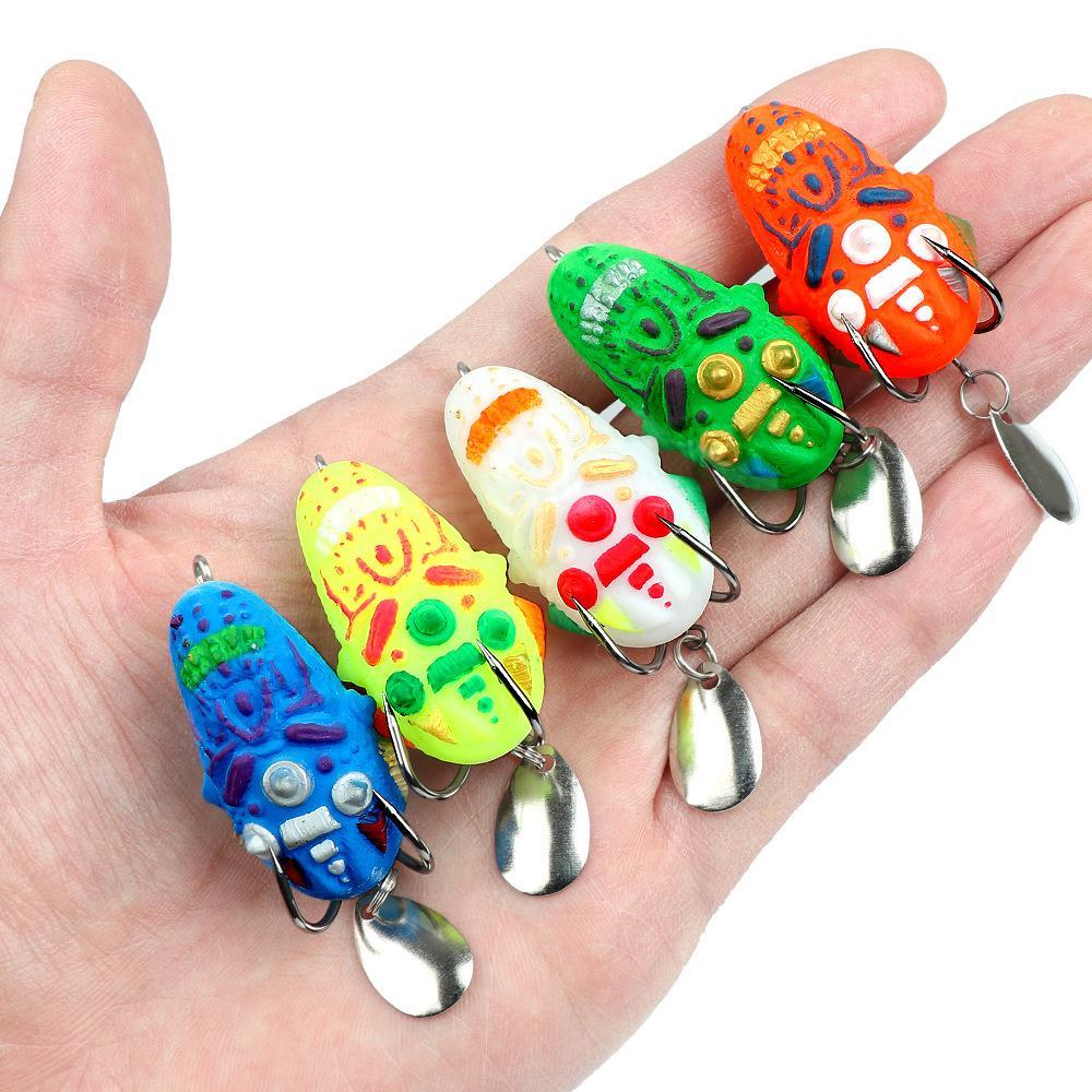 Umpan Kodok Mainan, Umpan Soft Frog, Umpan Ikan Gabus 4cm/4,7gr