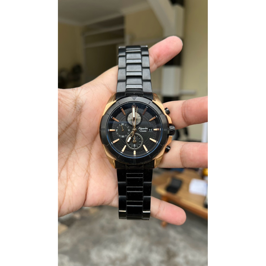 Jam Tangan Pria Alexandre Christie 6596MC Original