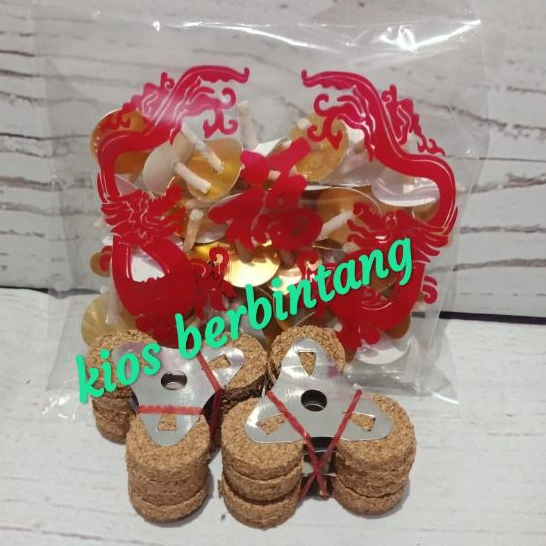 pelampung gabus 10 pcs sumbu minyak 1 bungkus