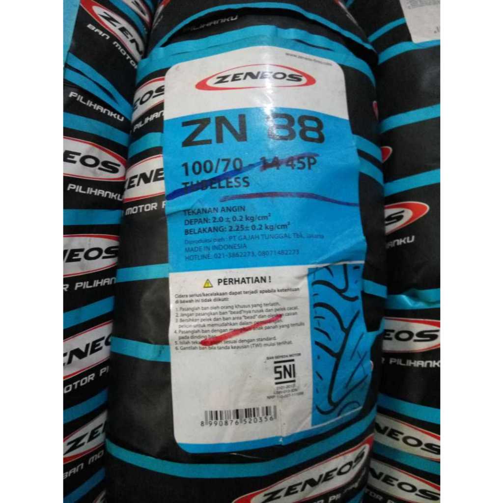 Ban Zeneos ZN88 100/70-14 TUBELESS BEAT,MIO,VARIO