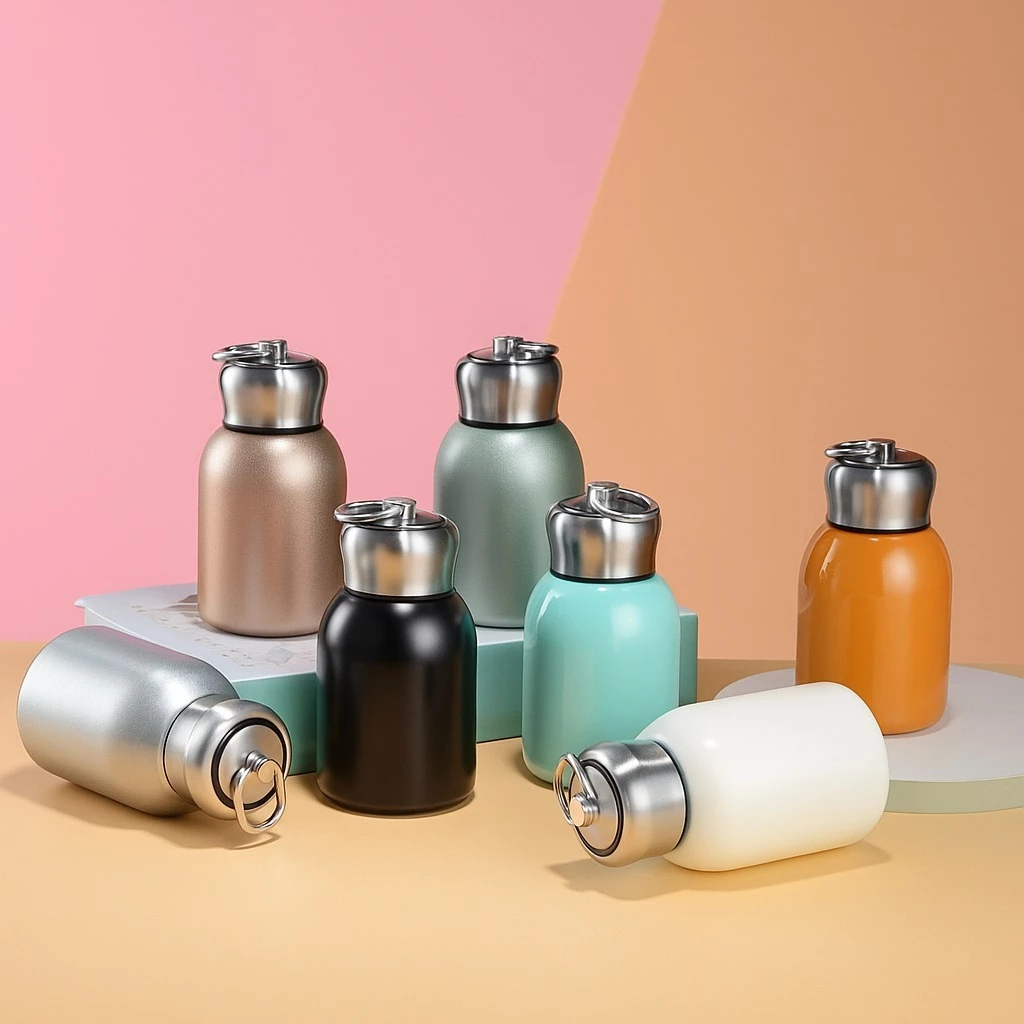 Botol Minum Termos Mini 300ML / Mug Stainless Steel 300 ML / ￼Tumbler Kopi Panas Travel