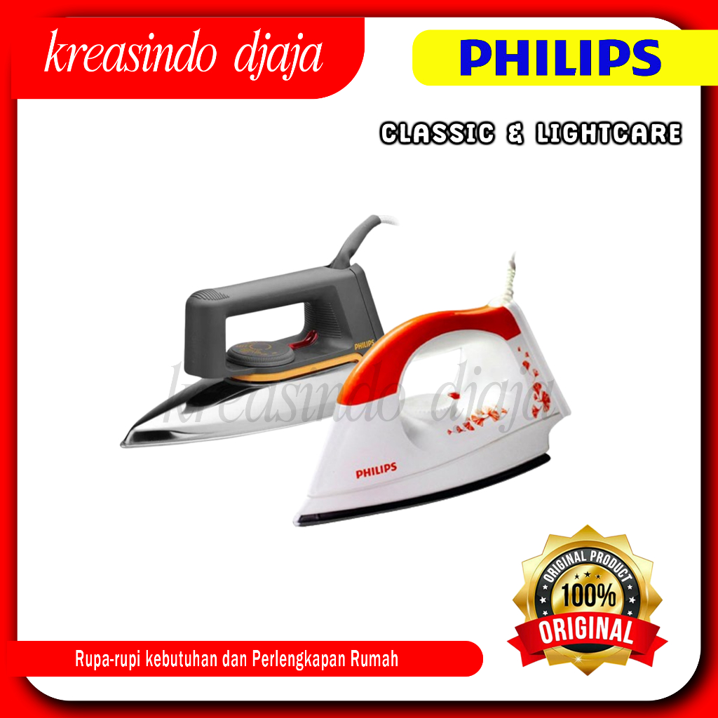 Setrika PHILIPS Classic / Lightcare Original