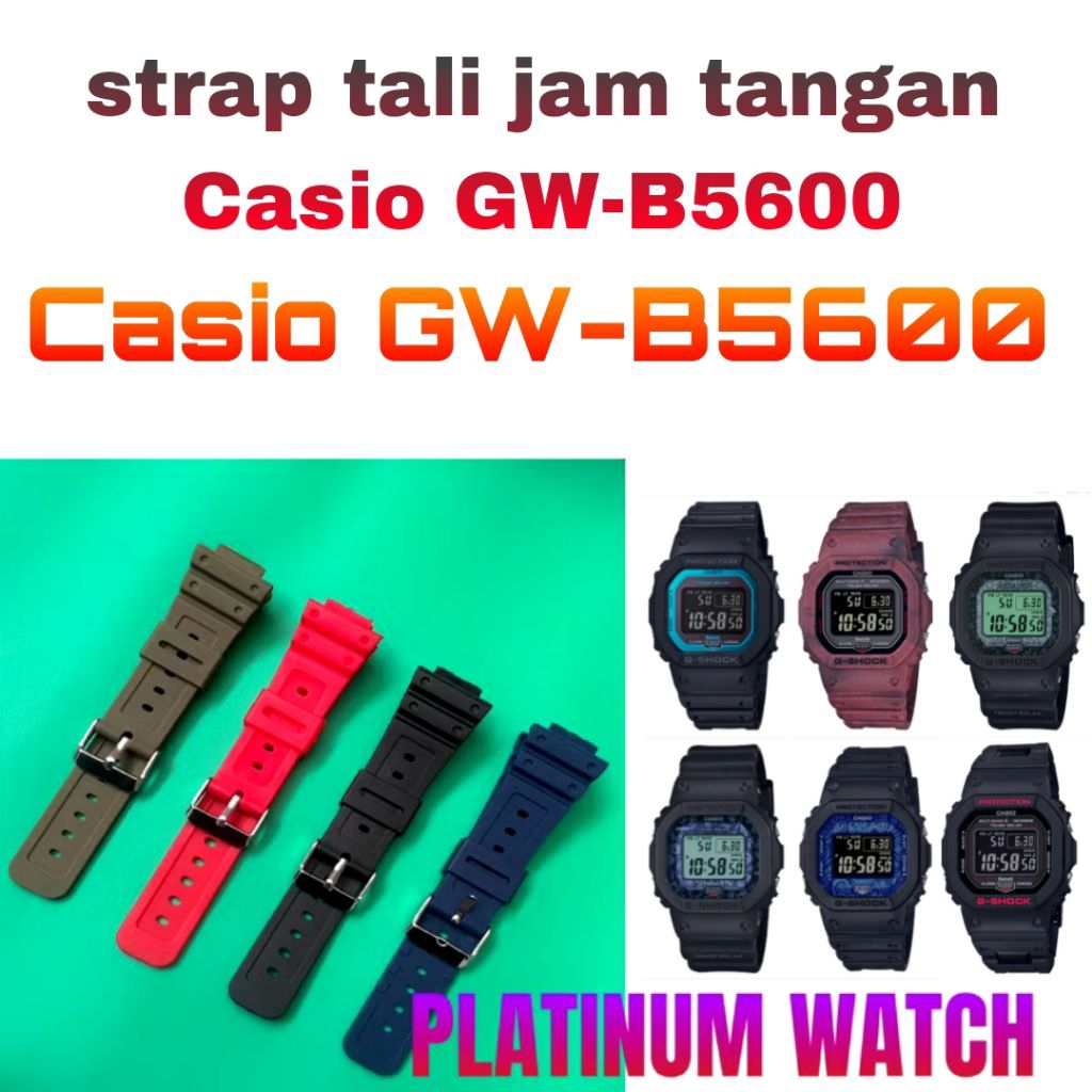 STRAP TALI JAM TANGAN CASIO G-SHOCK GW-B5600 GW B5600 GWB5600 GW B 5600 GW-B 5600