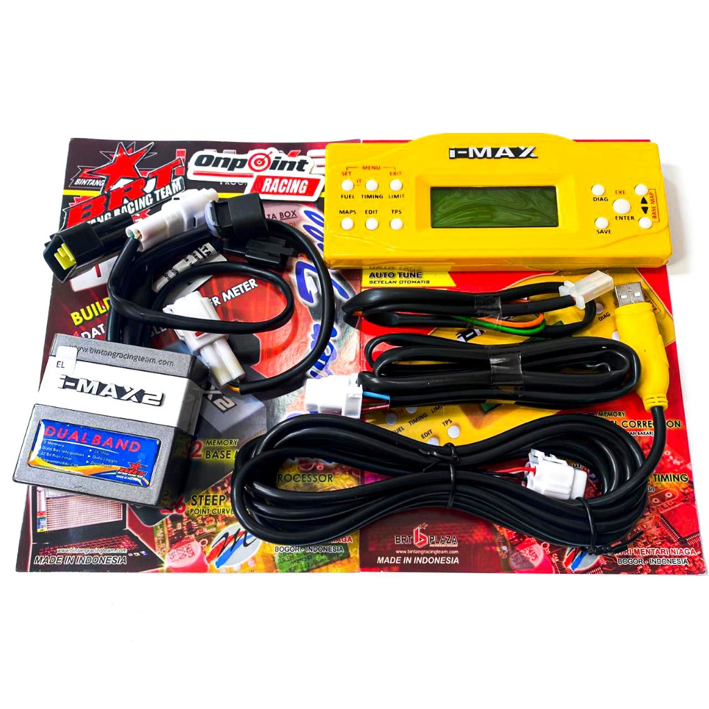 CDI I-MAX IMAX 2 DUALBAND BRT 26 STEP 2 MEMORY PLUS REMOTE KARISMA SUPRA X 125 KPH 100% ORIGINAL BRT