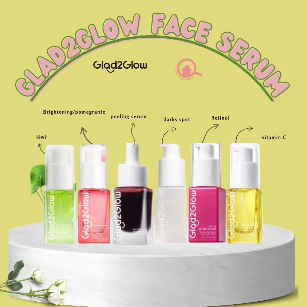 Glad2glow face Serum series/glad2glow serum muka