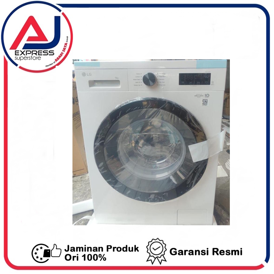MESIN CUCI LG FB1207S6WB 7 KG FRONT LOADING 6 MOTION DD INVERTER DIRECT DRIVE