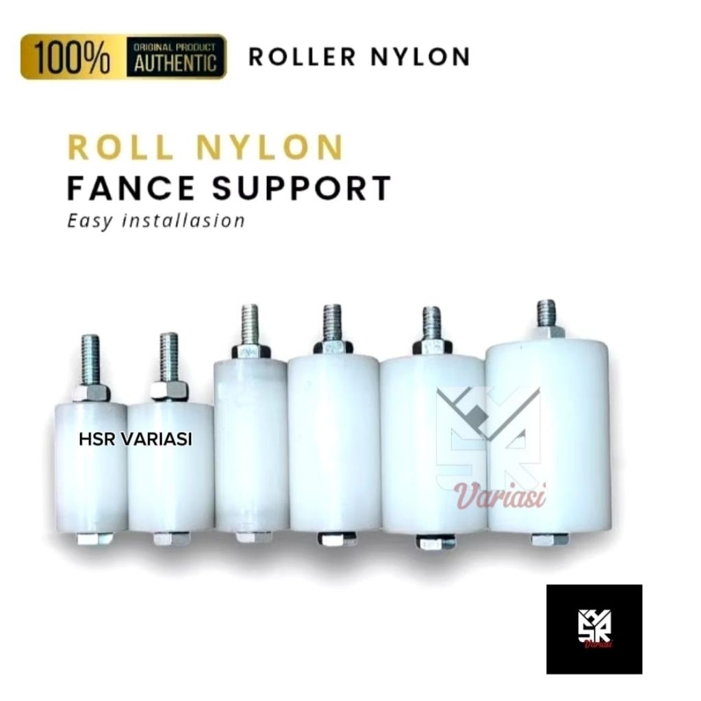 Roda Roller Nylon/nilon Penuntun pintu pagar/gerbang berkualitas Roda pagar/Roda Nilon/Nylon pagar