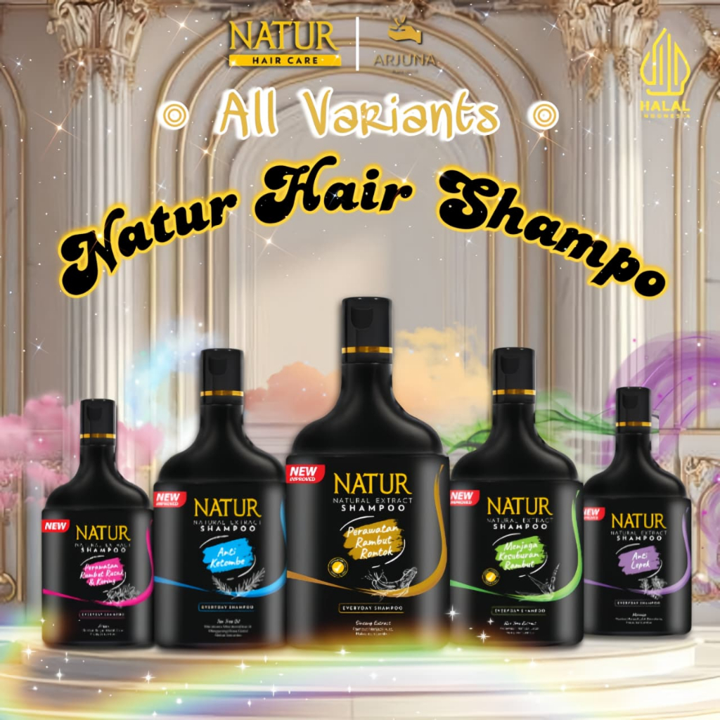 ARJUNA Natur Shampoo / Natur Shampoo Gingseng / Natur Shampoo Aloe Vera / Natur Shampoo KT5