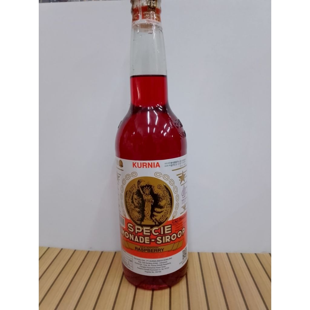 SIRUP KURNIA 600ML / KURNIA SIRUP RASBERRY / SYRUP KURNIA
