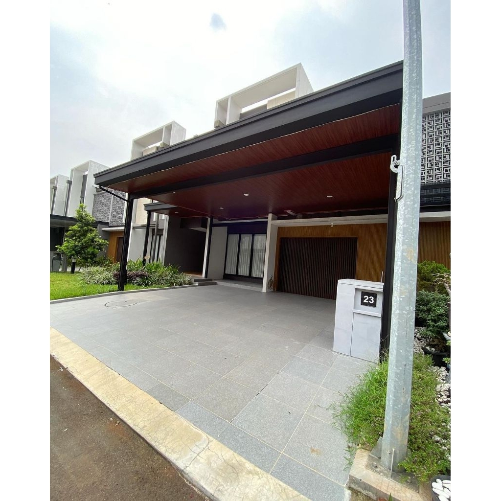 Kanopi hollow galvanis atap alderon kombinasi plafon pvc bandung cimahi $10