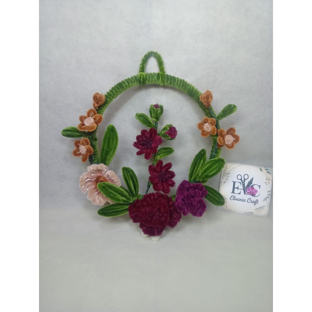 Hiasan pintu & dinding | Krans |Gantungan pintu | Kawat bulu | Ring rotan