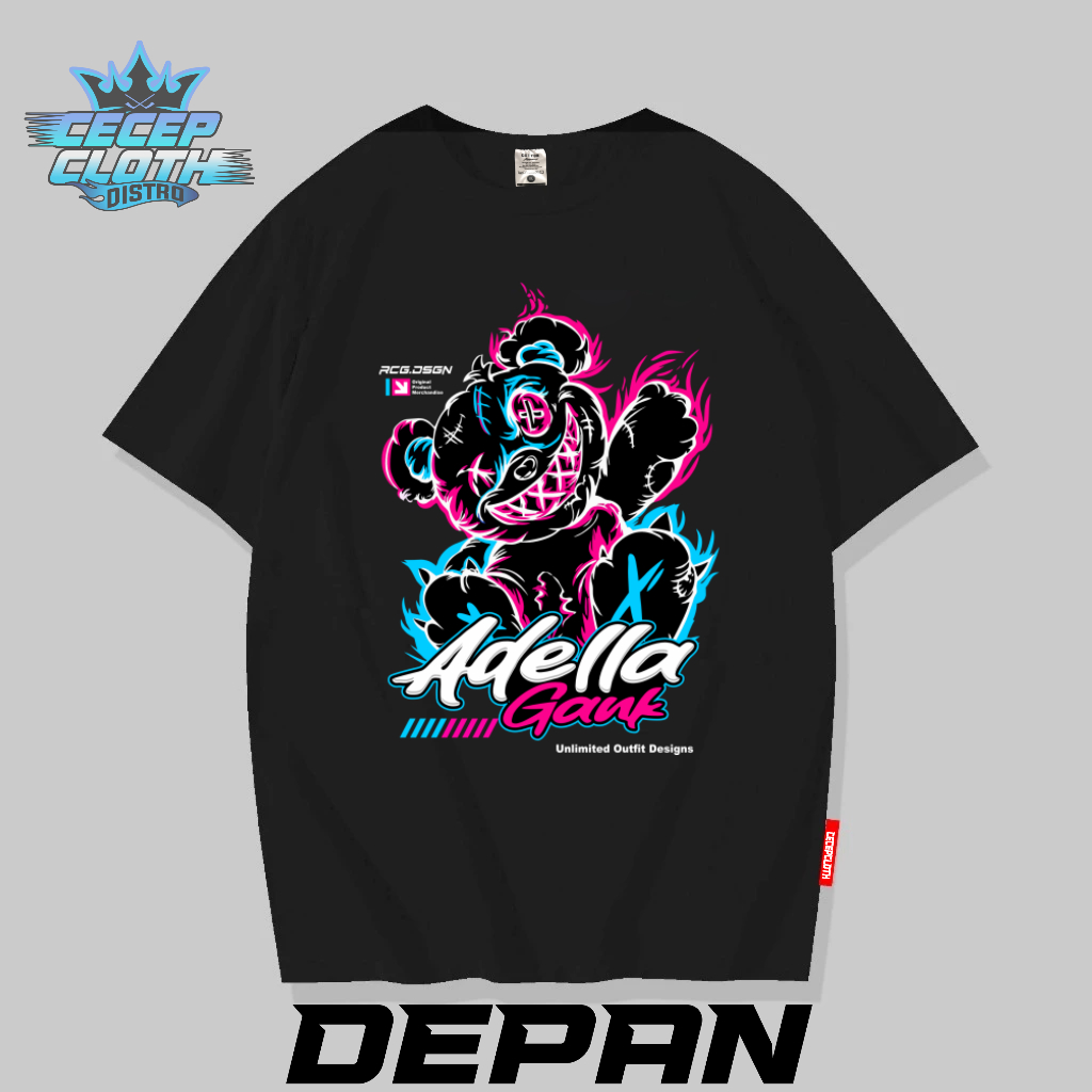 Kaos Adella Gank V4 Unisex / Baju T-shrit Adella Gank Terbaru