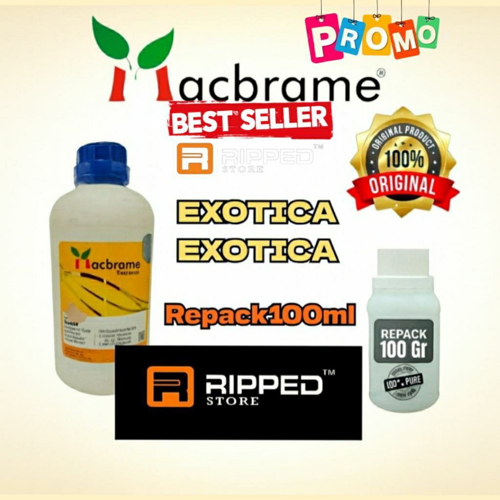 100ML Bibit Parfum Laundry Exotica || Ori Macbrame