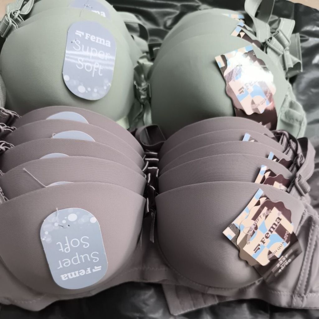 BRA BH FASHION WANITA/ BH BUSA TEBAL KAWAT/ FEMA/  KAIT 3 36-42