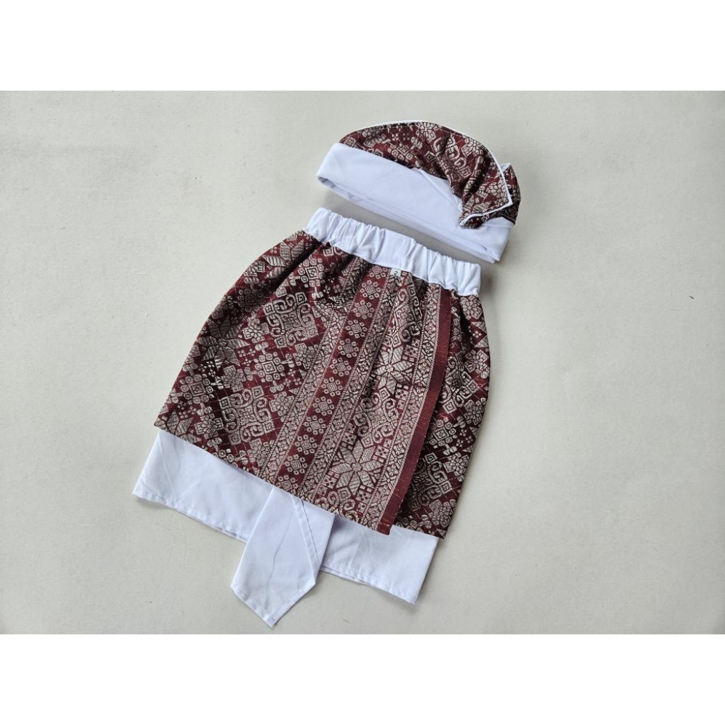 Kamen Semi Songket set Udeng Anak Laki-Laki