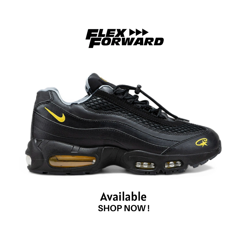 FlexForward. - Sepatu Airmax 95 Honey Black Sneakers Authentic