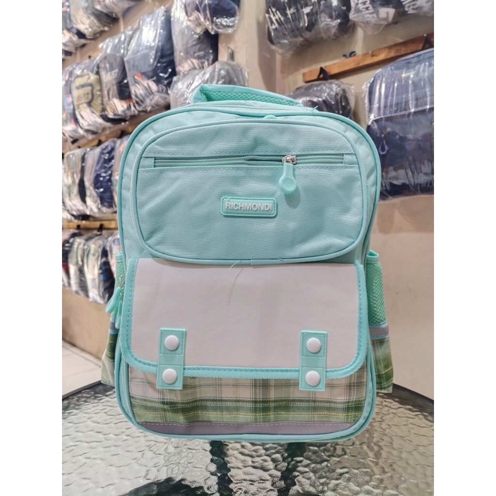 Ransel Sekolah anak laki-laki prempuan tas ransel anak sd polos (Obral)