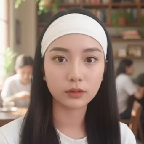 Bandana Headband Bandana Karet Bahan Kain Fashion Short Hair~